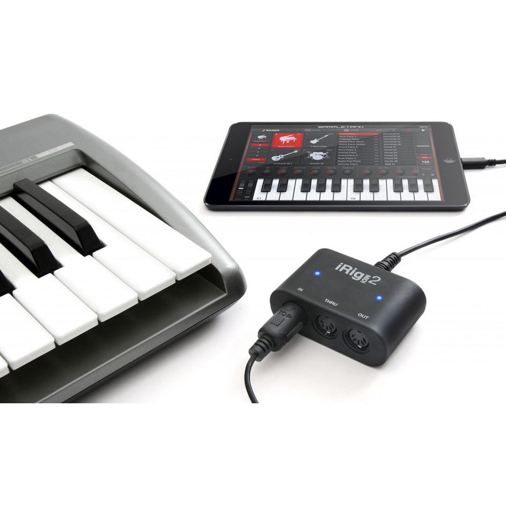 IK Multimedia iRig MIDI 2 Portable MIDI Interface for iOS, Mac, and PC