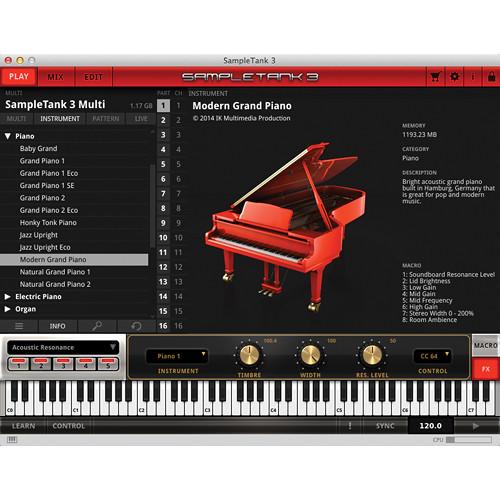 IK Multimedia SampleTank 3 Sample-Based Virtual Instrument