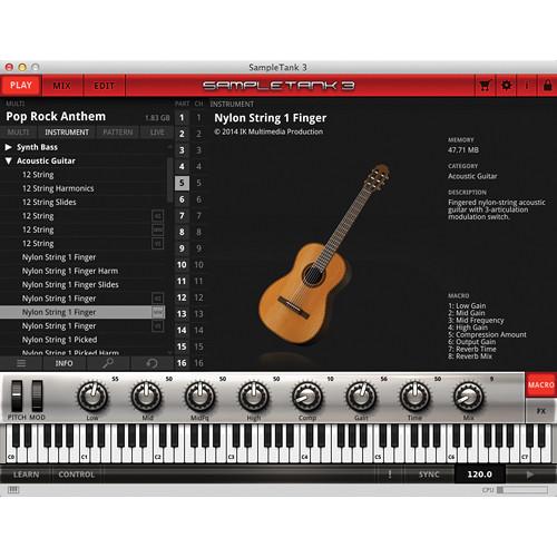 IK Multimedia SampleTank 3 Sample-Based Virtual Instrument