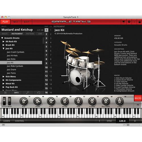 IK Multimedia SampleTank 3 Sample-Based Virtual Instrument