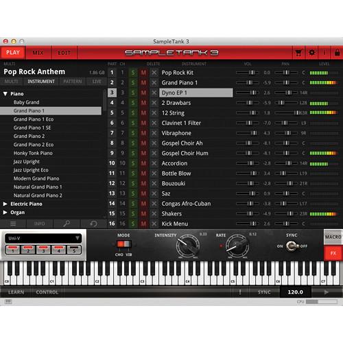 IK Multimedia SampleTank 3 Sample-Based Virtual Instrument