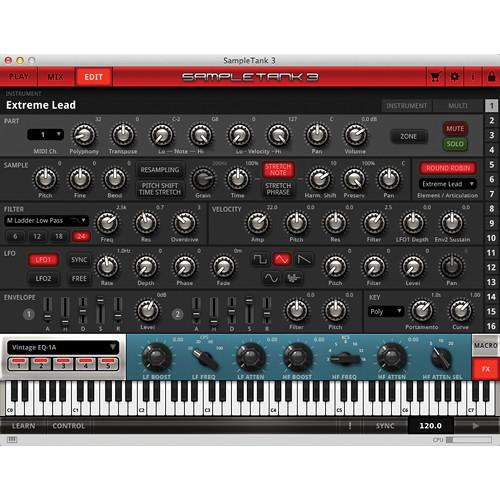 IK Multimedia SampleTank 3 Sample-Based Virtual Instrument