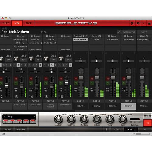 IK Multimedia SampleTank 3 Sample-Based Virtual Instrument