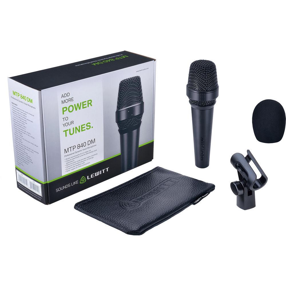 Lewitt MTP 840 DM Dynamic Supercardioid Performance Microphone