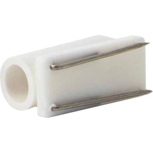 LMC Sound SANVPRWS-WHT Vampire Clip for Sanken COS-11 Lavalier Mic with WS-11 Windscreen