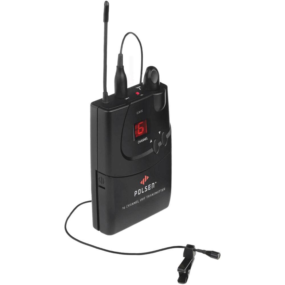 Polsen PL-4 Omnidirectional Lavalier Microphone with 1 8" Connector