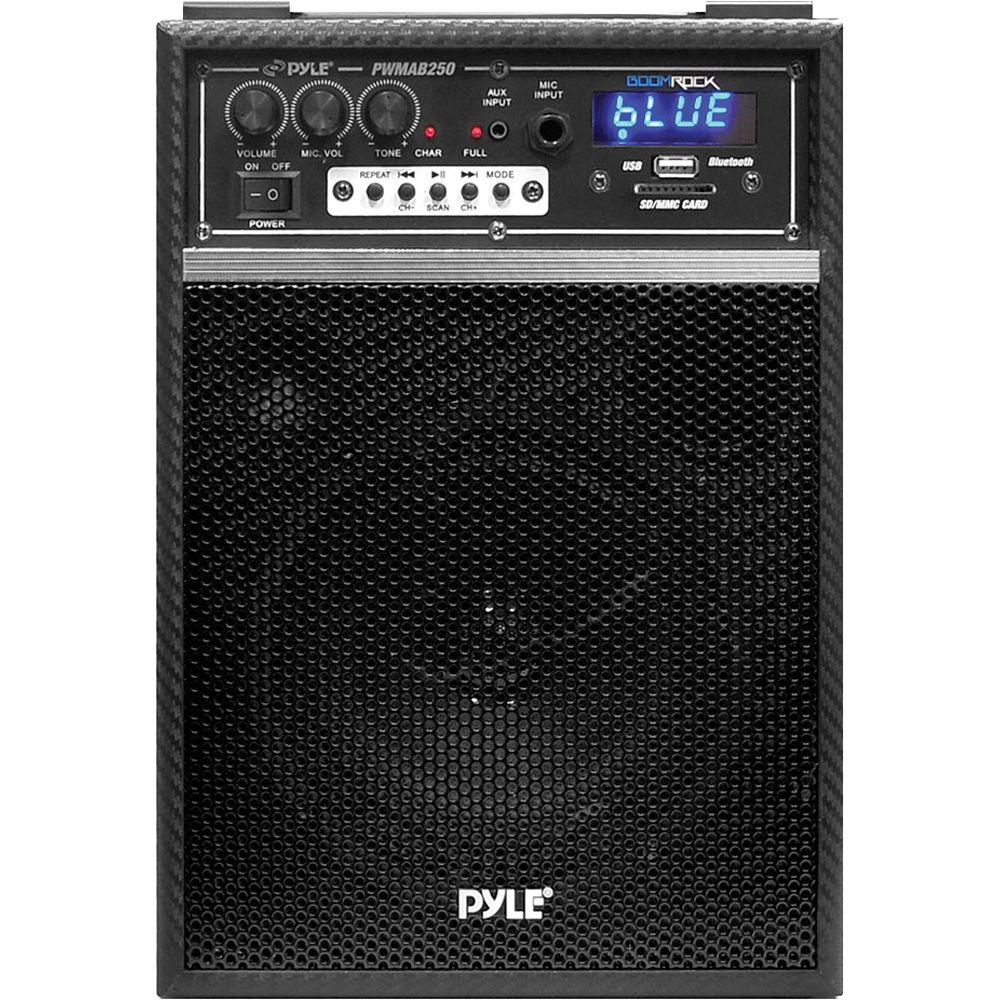 Pyle Pro PWMAB250BK 6.5" 300 Watt Powered Portable PA Speaker