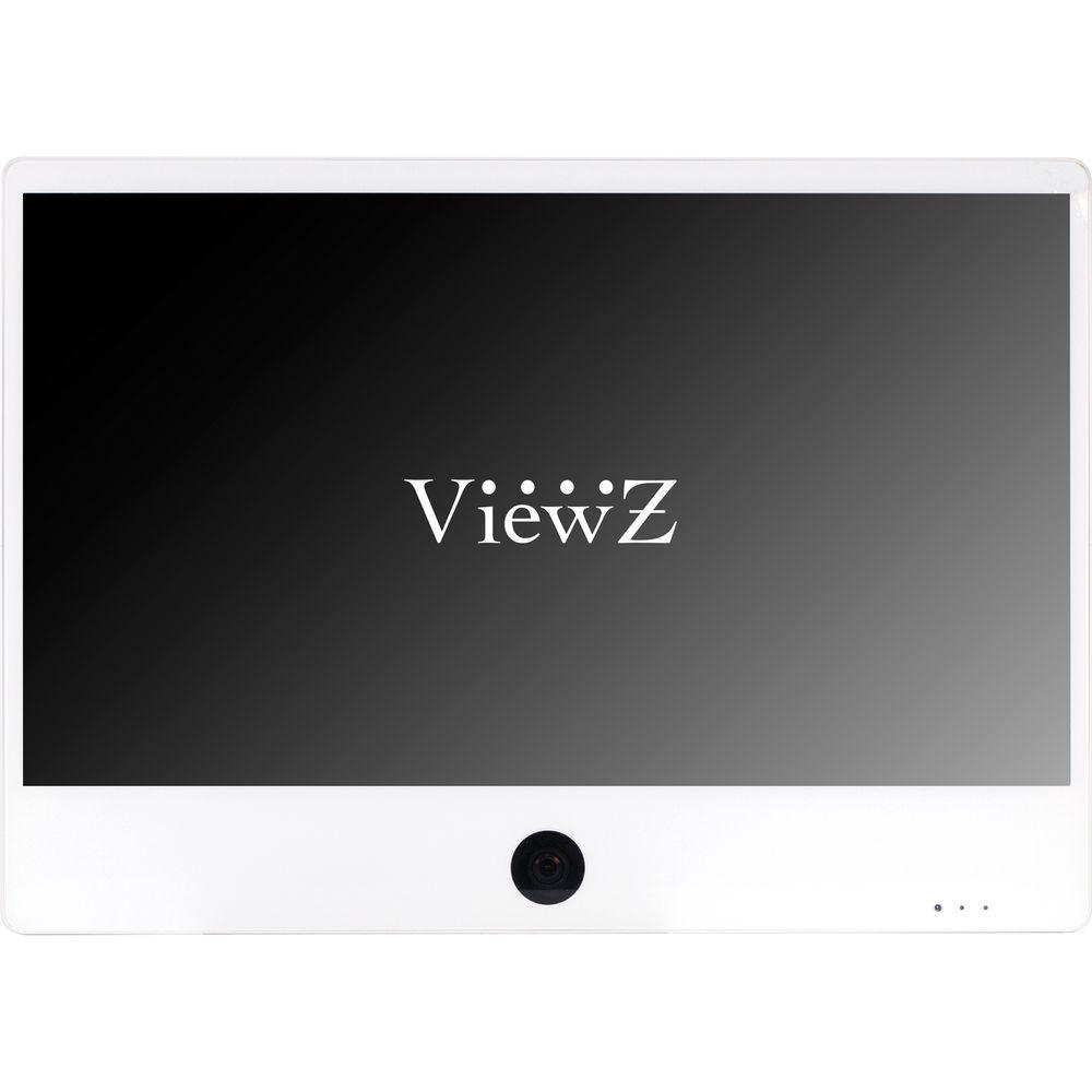 ViewZ VZ-PVM-Z3W3 27" Full HD Widescreen LED Backlit Monitor with Built-In 1.3MP Camera