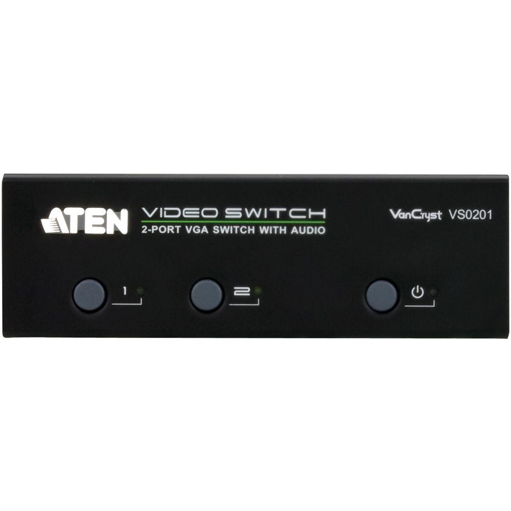 ATEN VS0201 2-Port VGA Switch with Audio