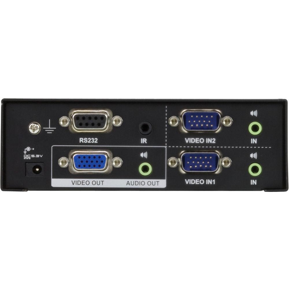 ATEN VS0201 2-Port VGA Switch with Audio
