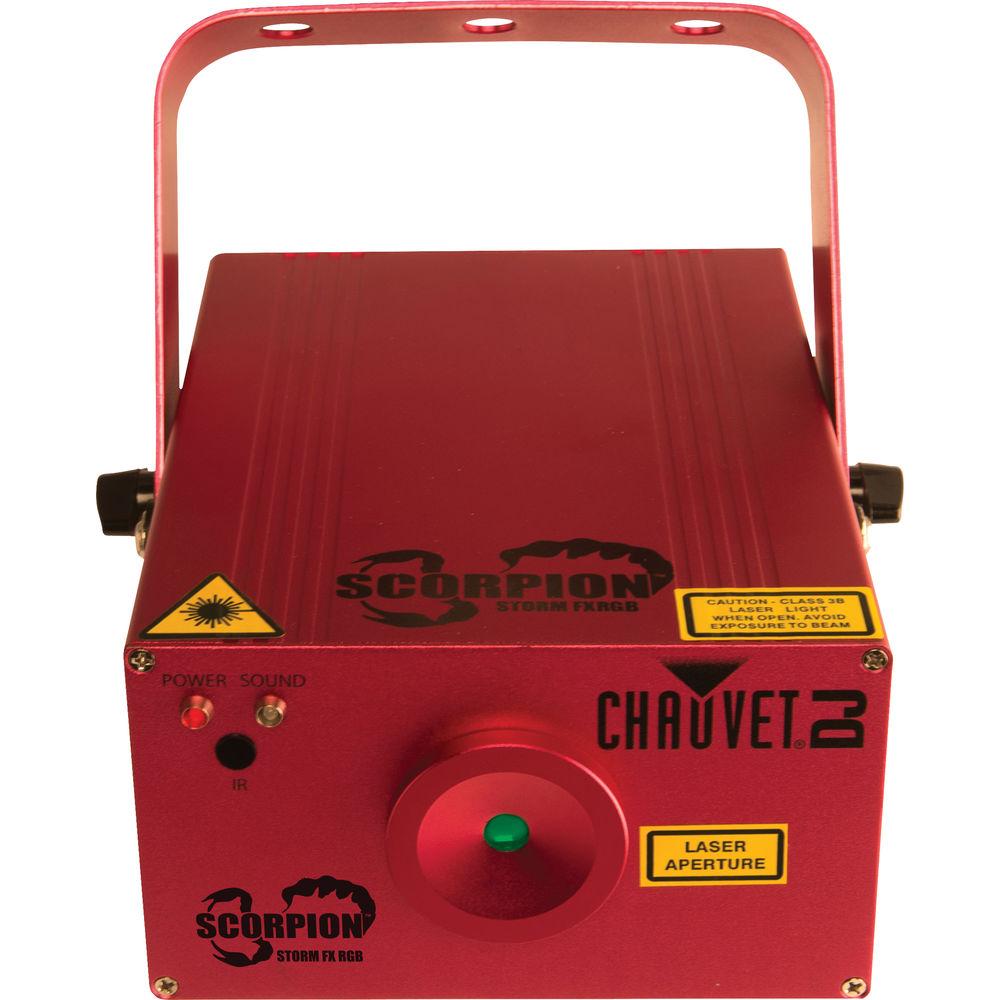 CHAUVET DJ Scorpion Storm FX RGB Tri-Color Laser with Wireless Remote