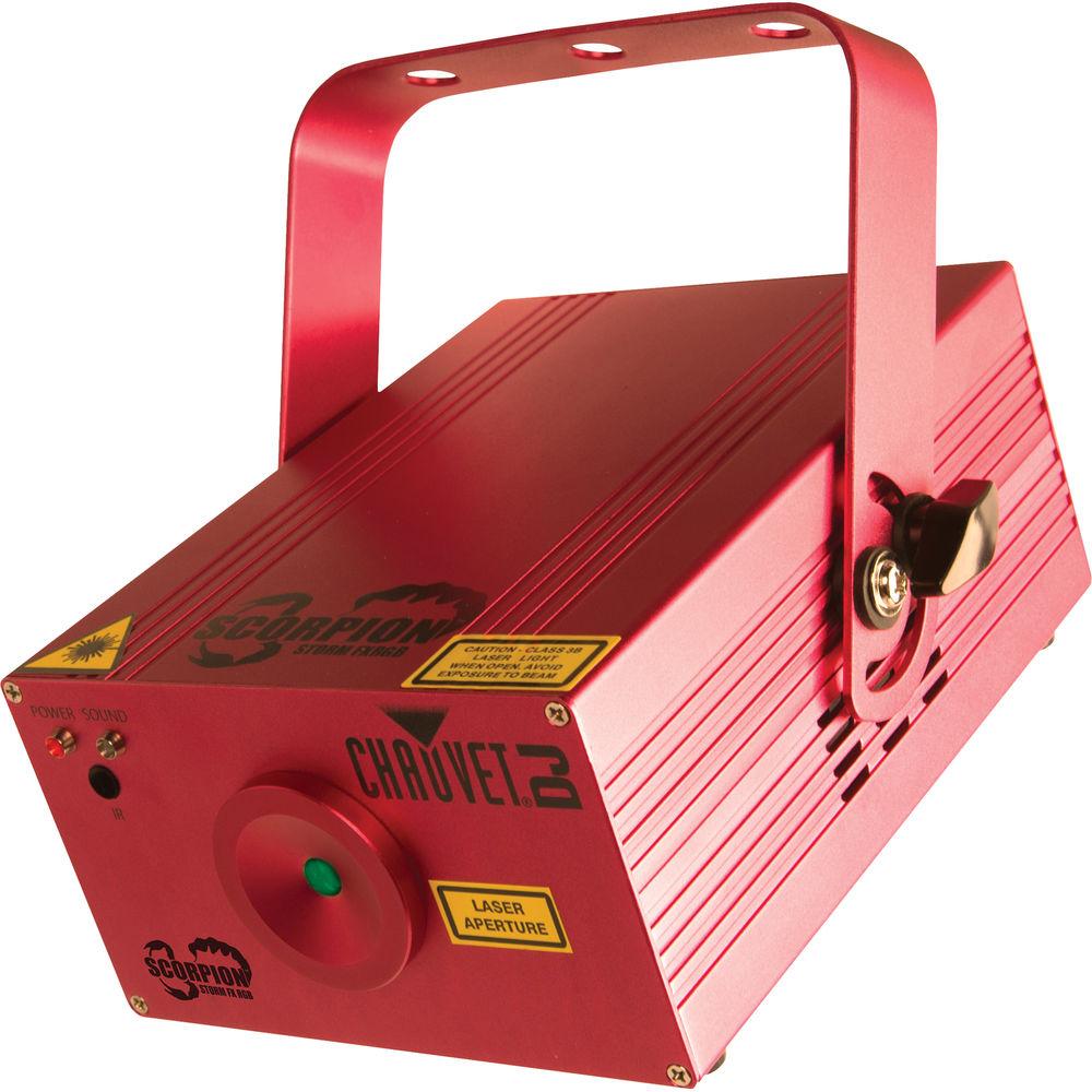CHAUVET DJ Scorpion Storm FX RGB Tri-Color Laser with Wireless Remote