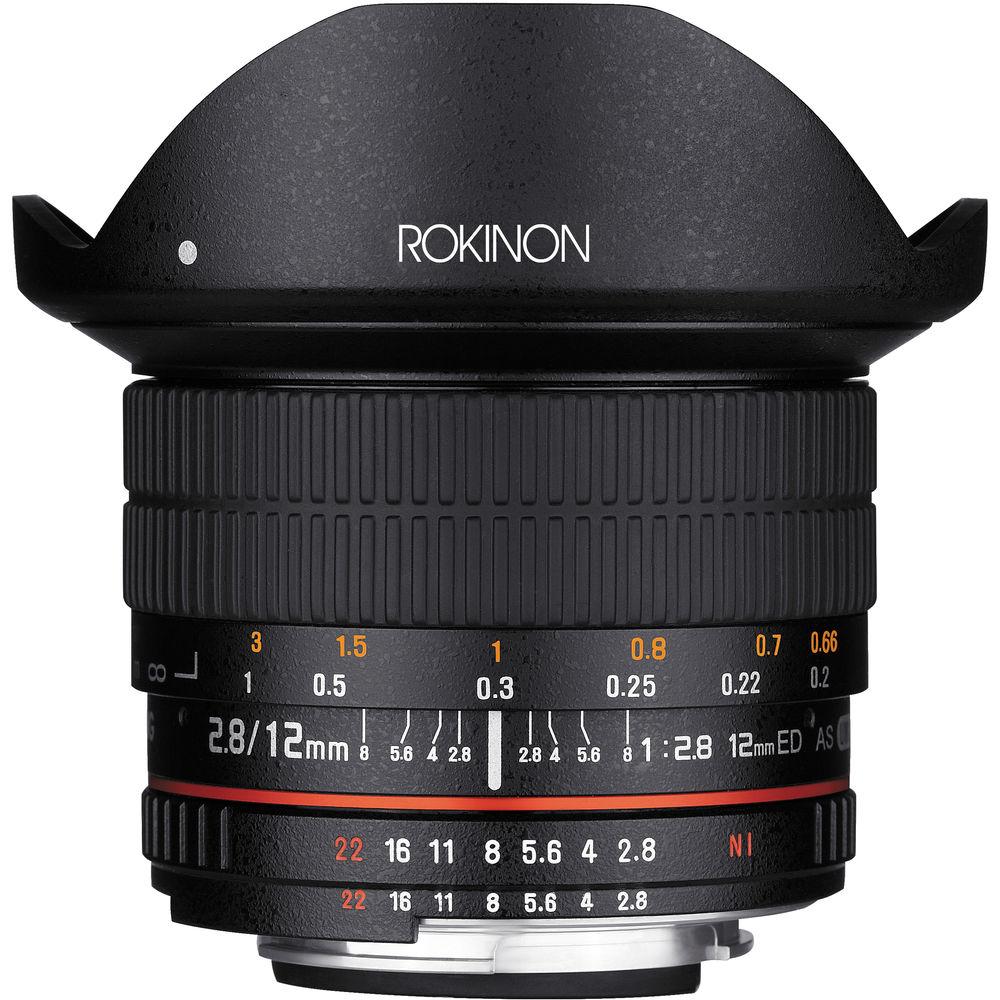 Rokinon 12mm f 2.8 ED AS IF NCS UMC Fisheye Lens for Canon EF Mount