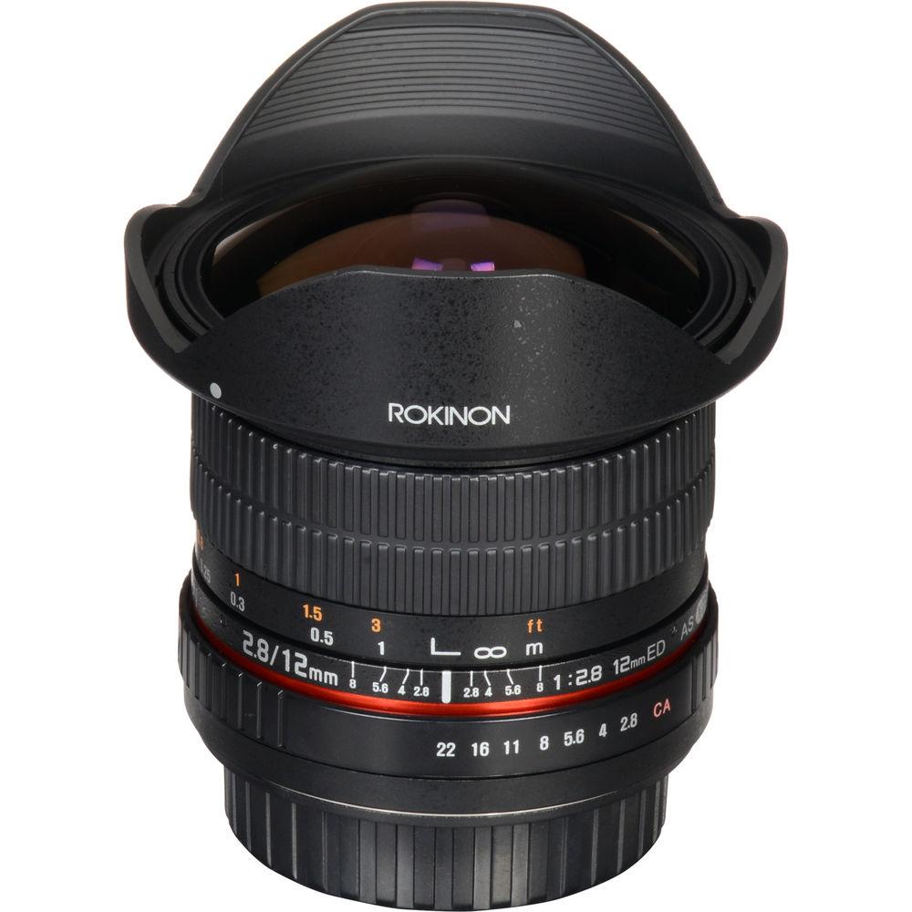 Rokinon 12mm f 2.8 ED AS IF NCS UMC Fisheye Lens for Canon EF Mount