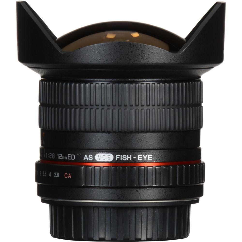 Rokinon 12mm f 2.8 ED AS IF NCS UMC Fisheye Lens for Nikon F Mount with AE Chip