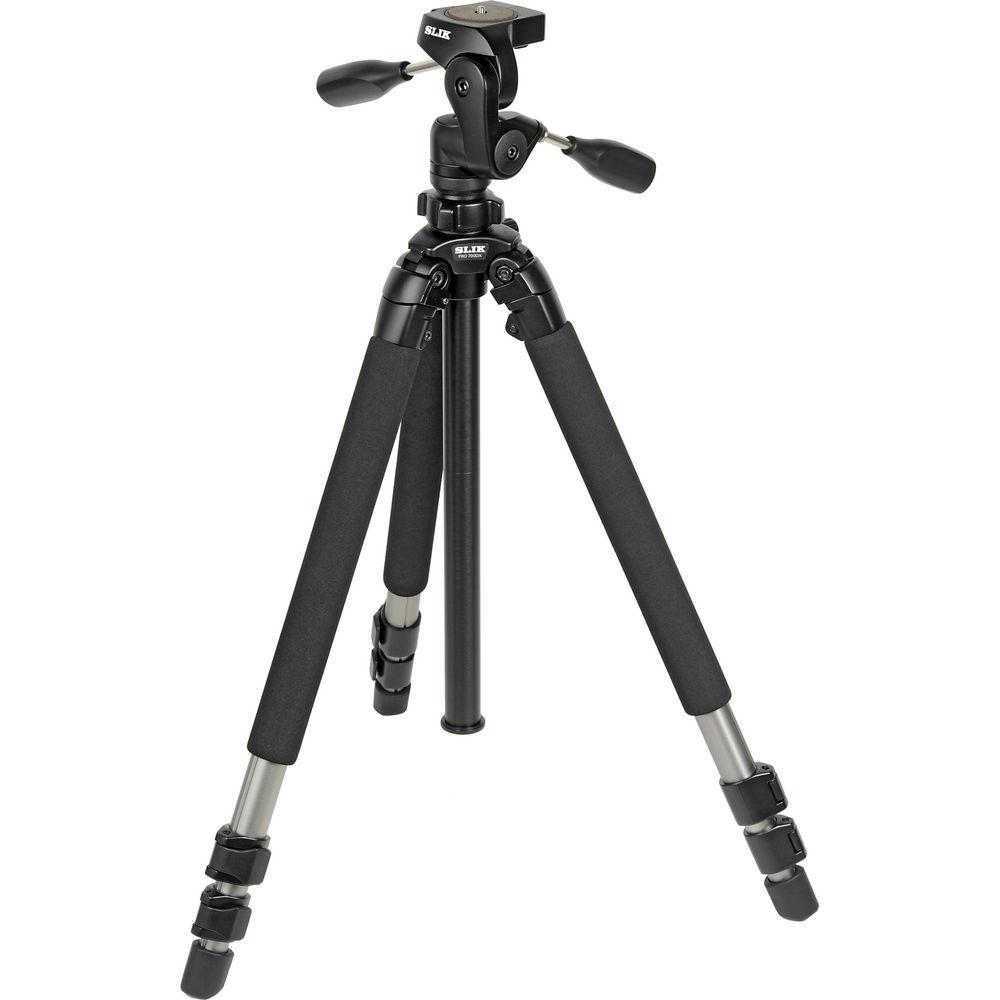 Slik Pro 700 DX Tripod with 700DX 3-Way, Pan-and-Tilt Head