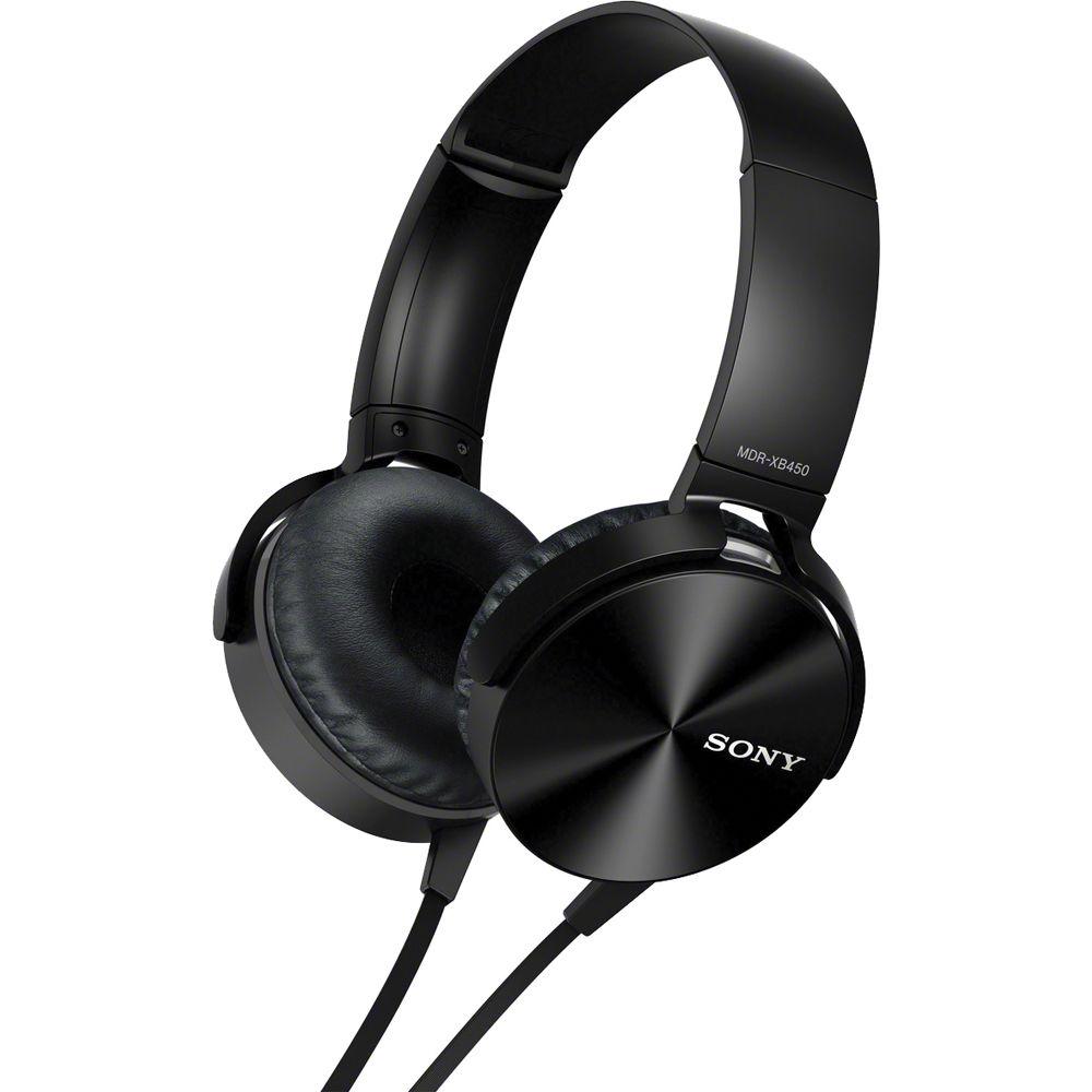Sony MDRXB450 Extra Bass Headphones With In-Line Microphone Remote Control