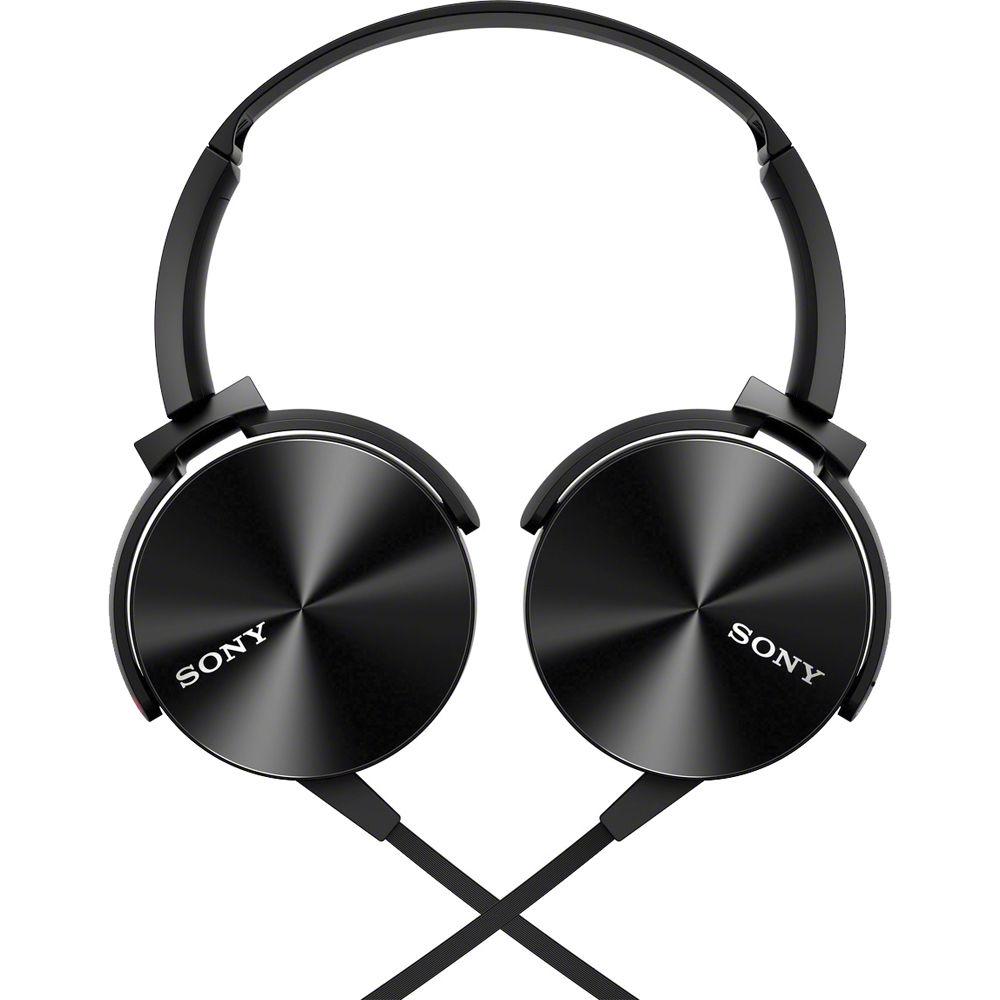 Sony MDRXB450 Extra Bass Headphones With In-Line Microphone Remote Control