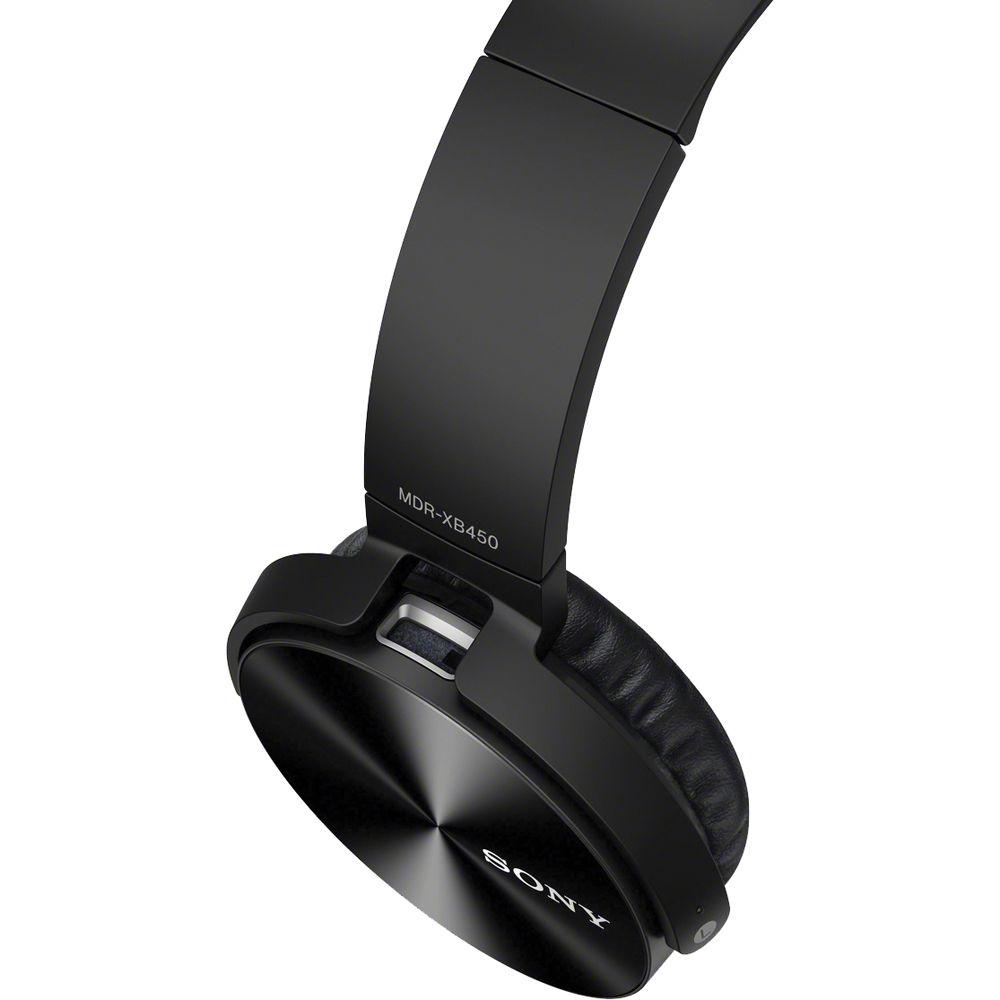 Sony MDRXB450 Extra Bass Headphones With In-Line Microphone Remote Control
