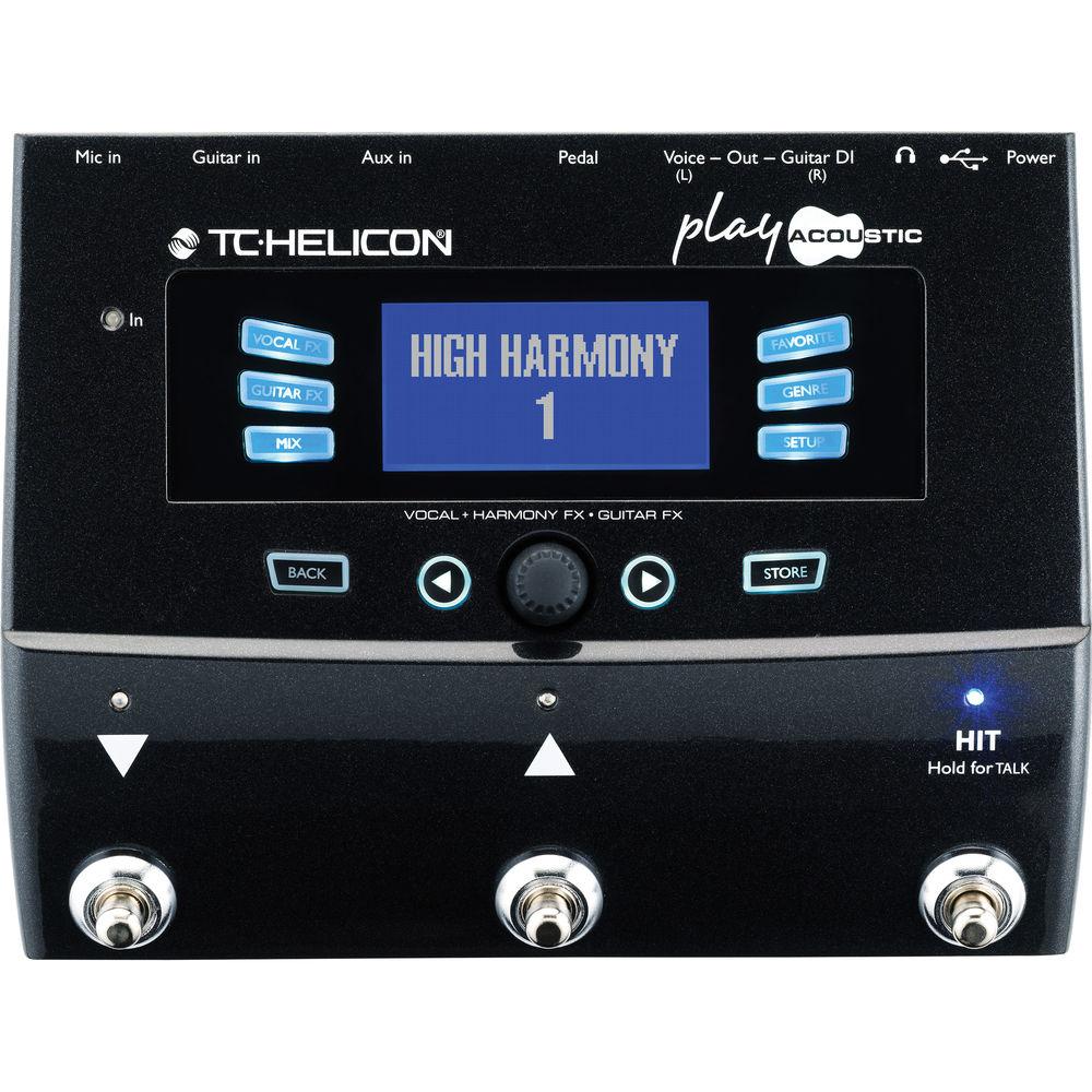 TC-Helicon Play Acoustic - Vocal and Acoustic Guitar Effect Processor Pedal