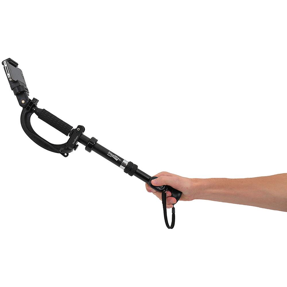 VariZoom StealthyGo Plus Multi-Use Support & Stabilizer with Smartphone Clamp & Bluetooth Remote