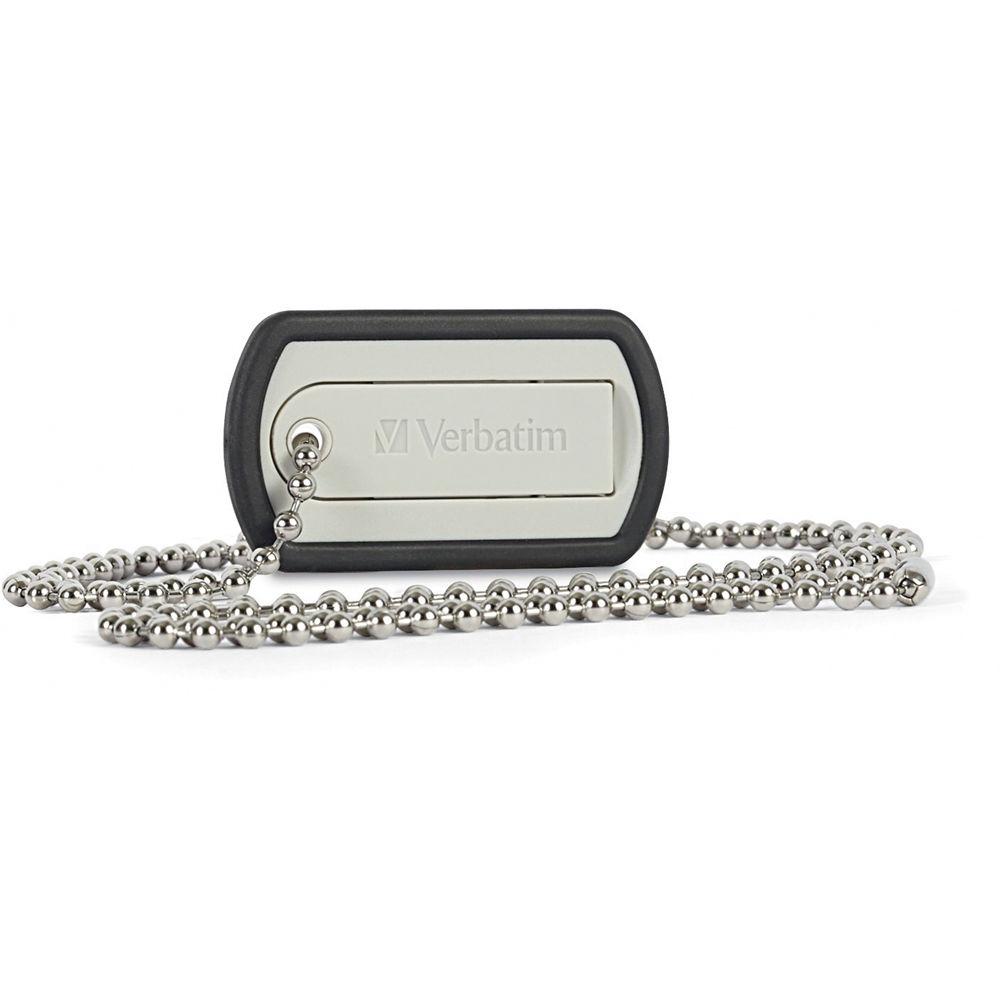 Verbatim 16GB Dog Tag USB Flash Drive