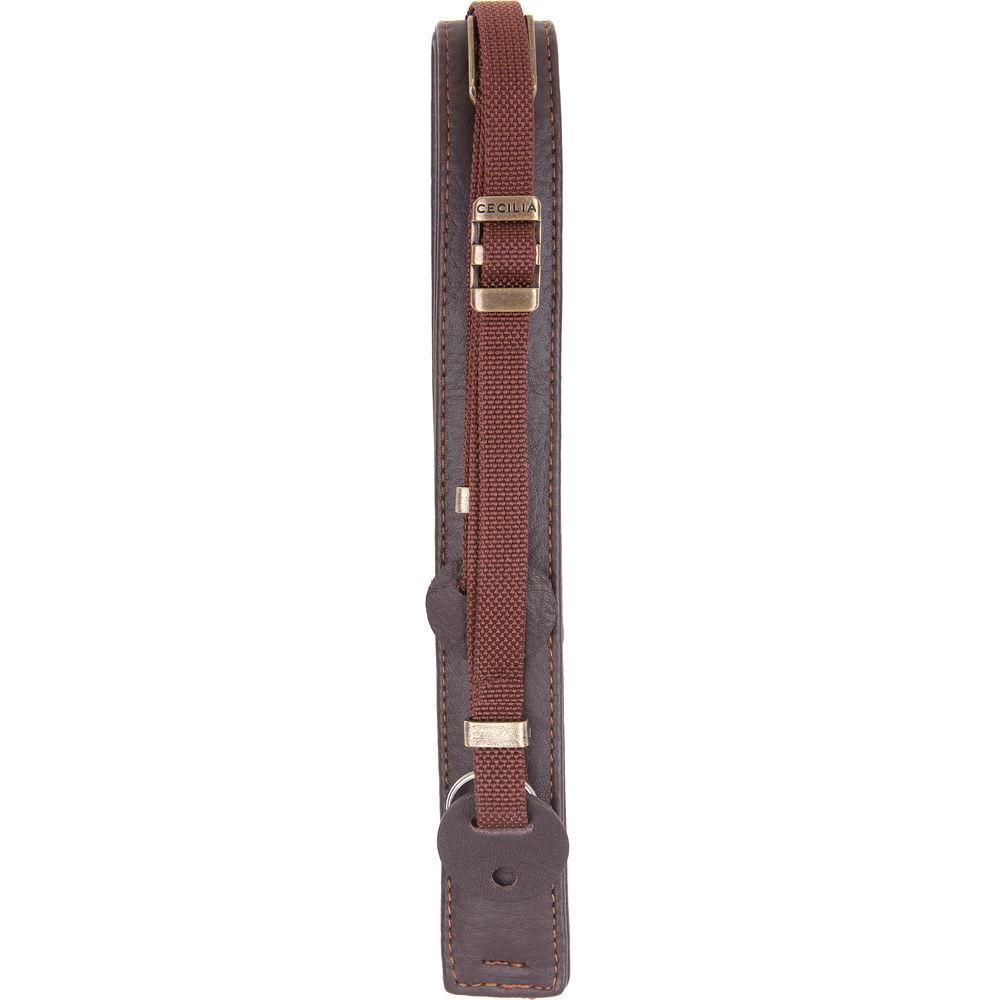 Cecilia Gallery Adjustable Leather & Nylon Camera Strap