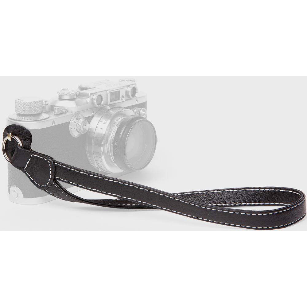 Cecilia Gallery Leather Camera Wrist Strap with Ring Tether