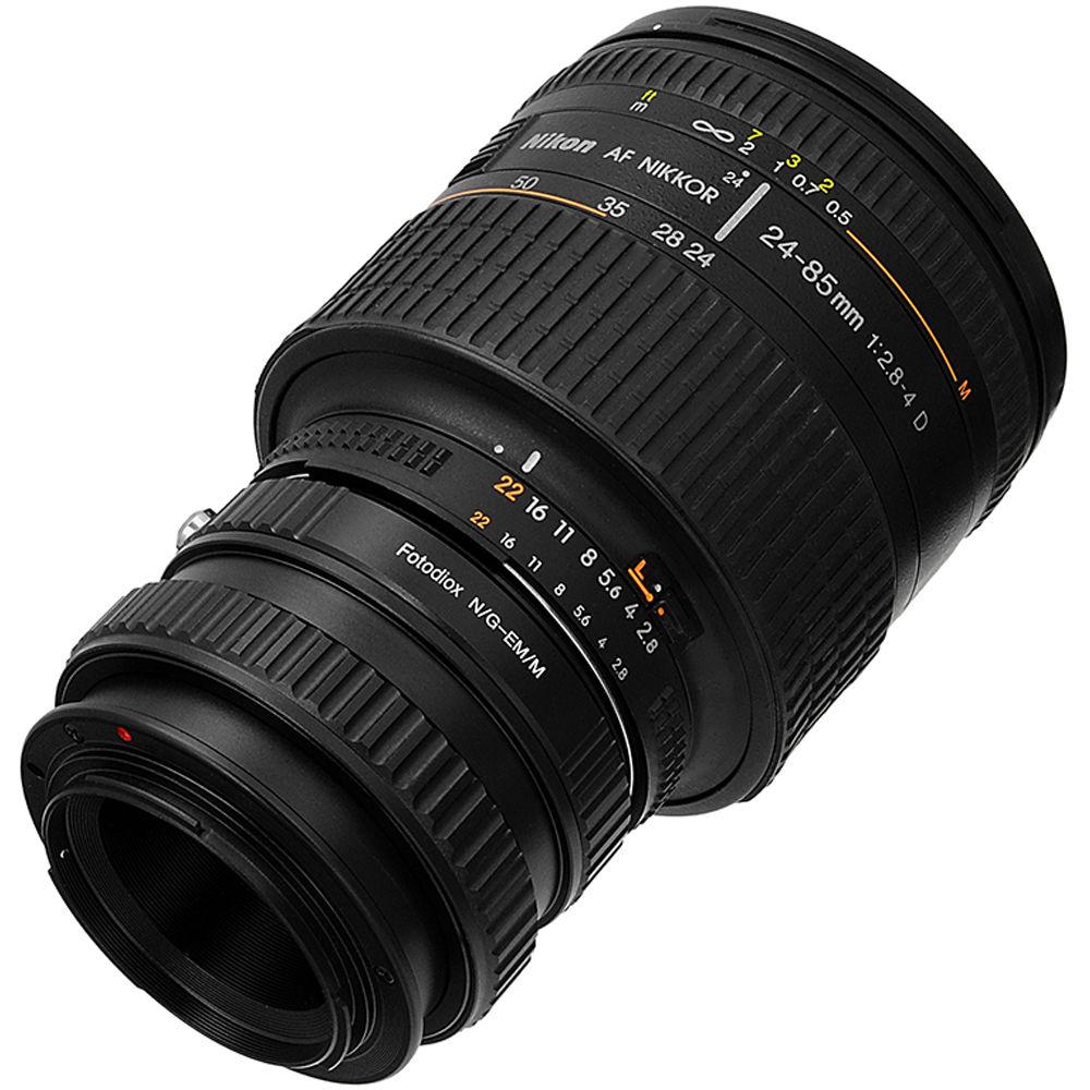 FotodioX Pro Nikon G Mount to Canon EOS M Lens Mount Adapter