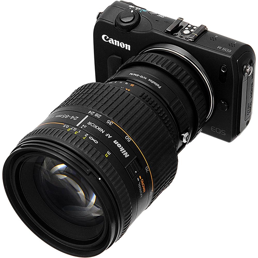 FotodioX Pro Nikon G Mount to Canon EOS M Lens Mount Adapter