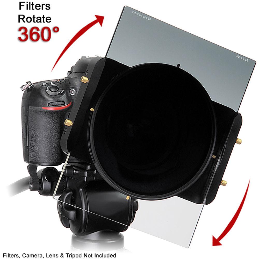 FotodioX WonderPana FreeArc Core Unit Kit for Canon TS-E 17mm Lens with 145mm Solid Neutral Density 1.2 and 6.6 x 8.5" Hard-Edge Graduated Neutral Density 0.6 Filters