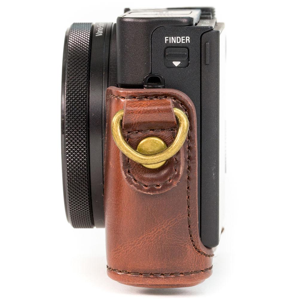 MegaGear Ever Ready  Leather Camera Case for Sony Cyber-shot DSC-HX90V or DSC-HX80B