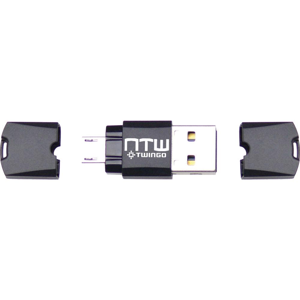 NTW Twingo OTG-Dual USB Swappable MicroSD Card Reader