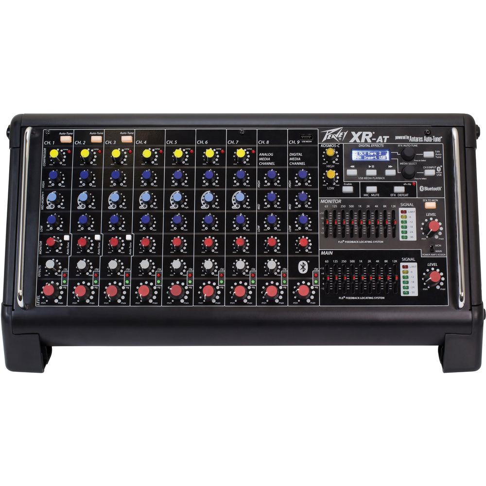 Peavey XR-AT 9-Channel Powered Mixer with Bluetooth