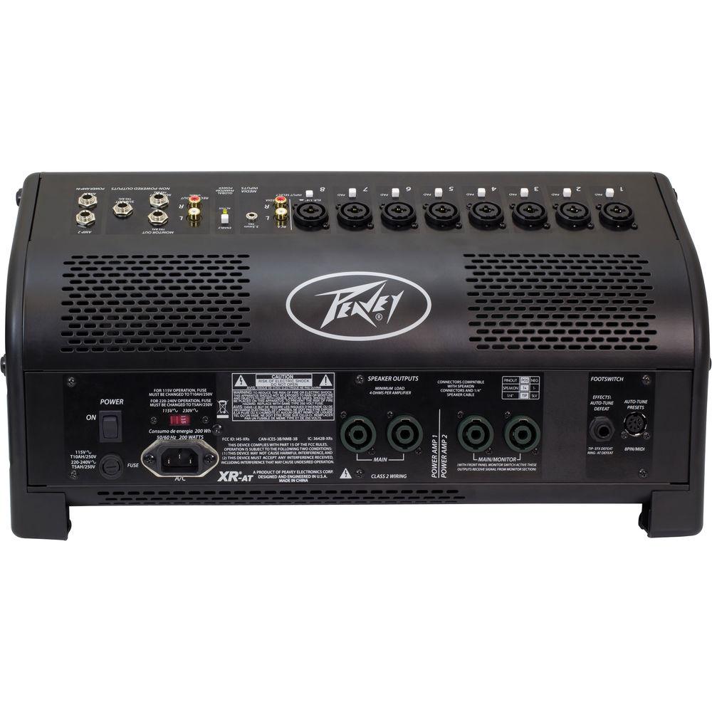 Peavey XR-AT 9-Channel Powered Mixer with Bluetooth