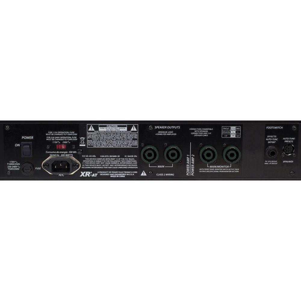 Peavey XR-AT 9-Channel Powered Mixer with Bluetooth