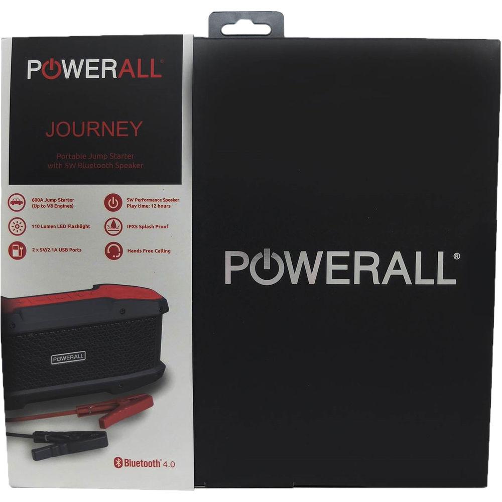 Powerall Journey 16,000 mAh Jump Starter with Bluetooth Speaker