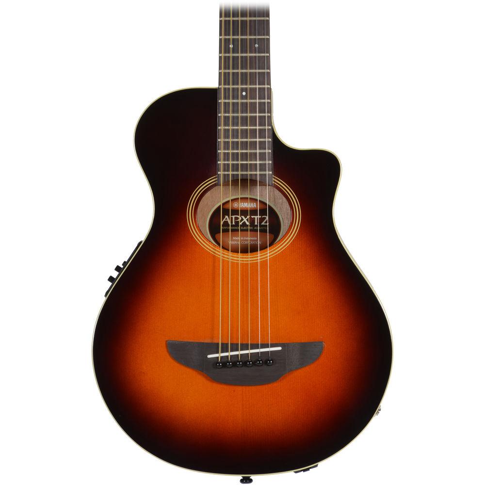 Yamaha APXT2 3 4-Size Thinline Acoustic Electric Cutaway Guitar