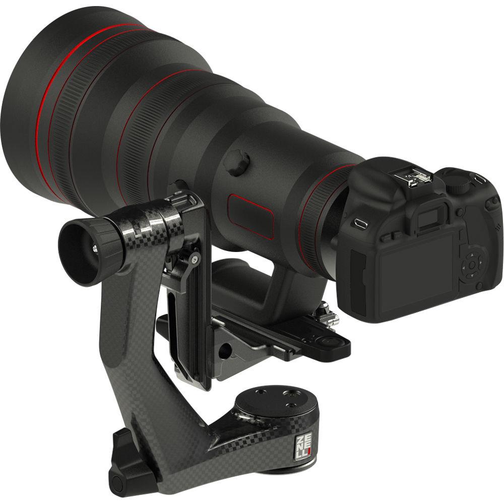 Zenelli CARBONZX Carbon Fiber Gimbal Head with Accessories