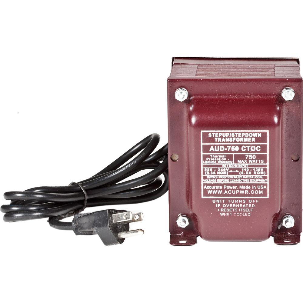 ACUPWR AUD-750 Step-Up Step-Down Transformer