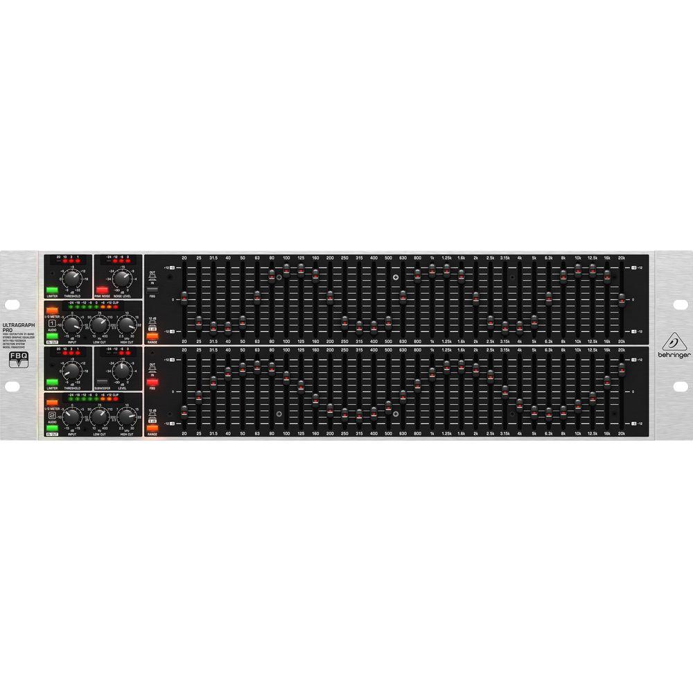 Behringer ULTRAGRAPH-PRO FBQ6200HD Dual Channel 31-Band Graphic EQ