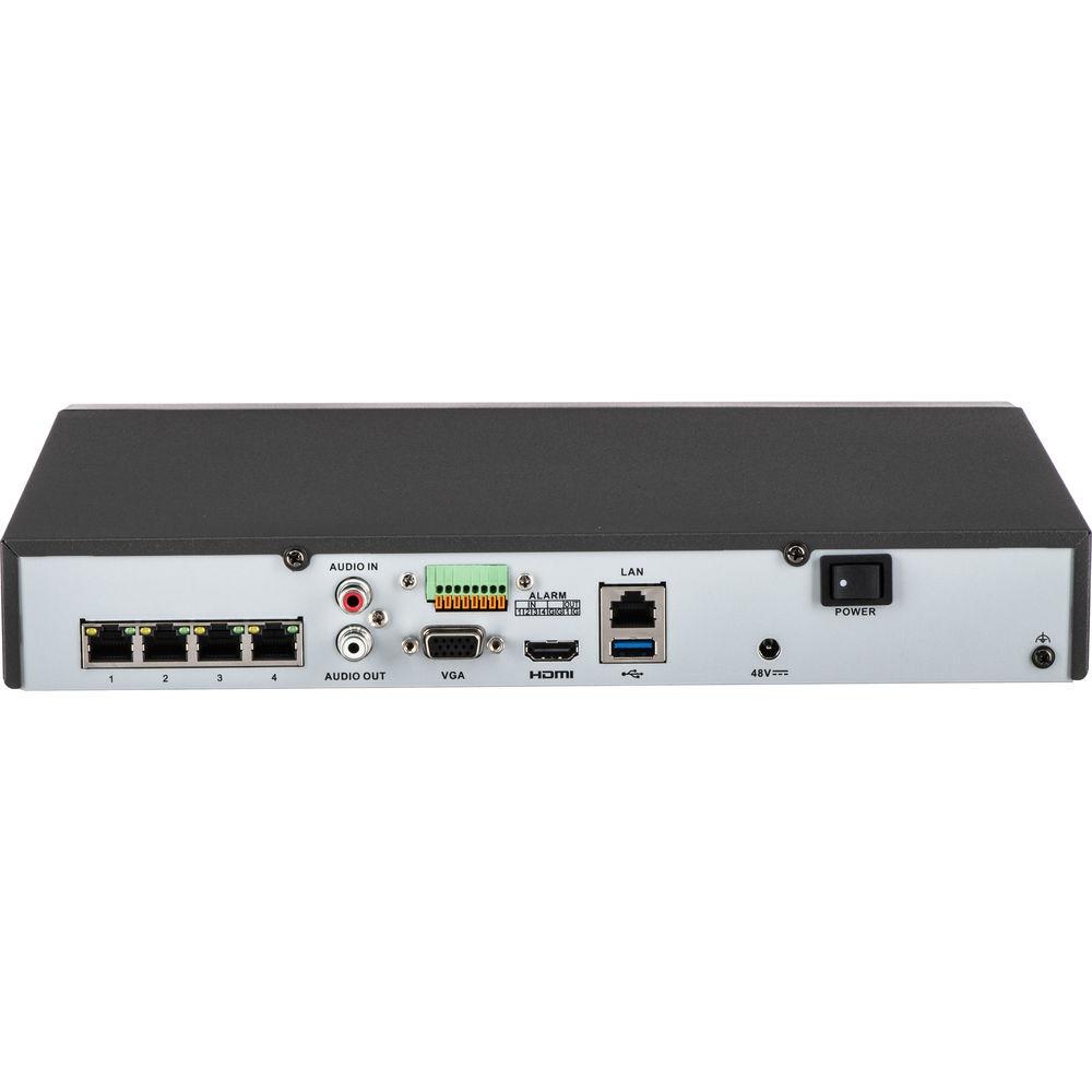 Hikvision DS-7604NI-E1 4P 4-Channel Embedded Plug & Play NVR with 2TB HDD
