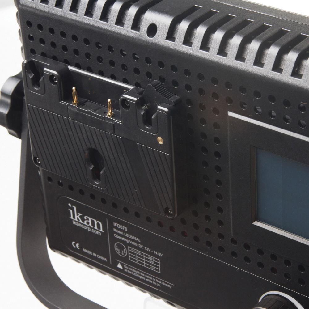 ikan IFD576 Featherweight 3-Light Kit with AB & V-Mount Plates