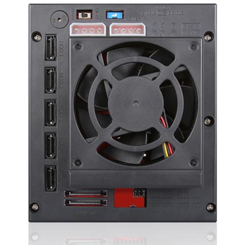 iStarUSA Three 5.25" to Five 3.5" 2.5" SAS SATA 6Gbps HDD SSD Hot-Swap Rack with Key Lock