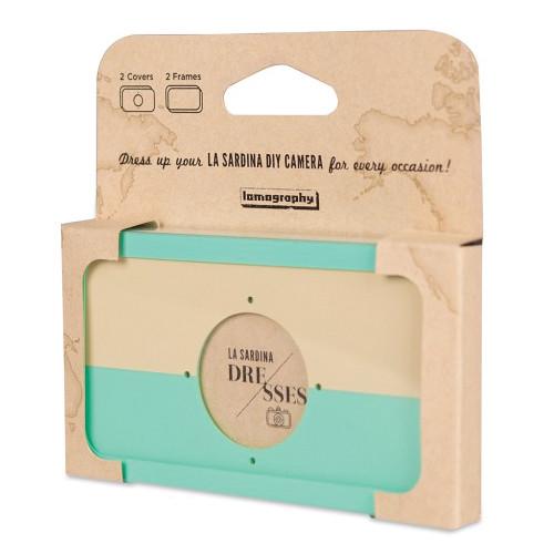 Lomography La Sardina Dress Sand and Seafoam Camera Covering