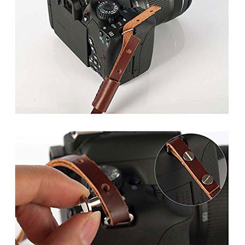 MegaGear Leather DSLR & Camcorder Hand Strap