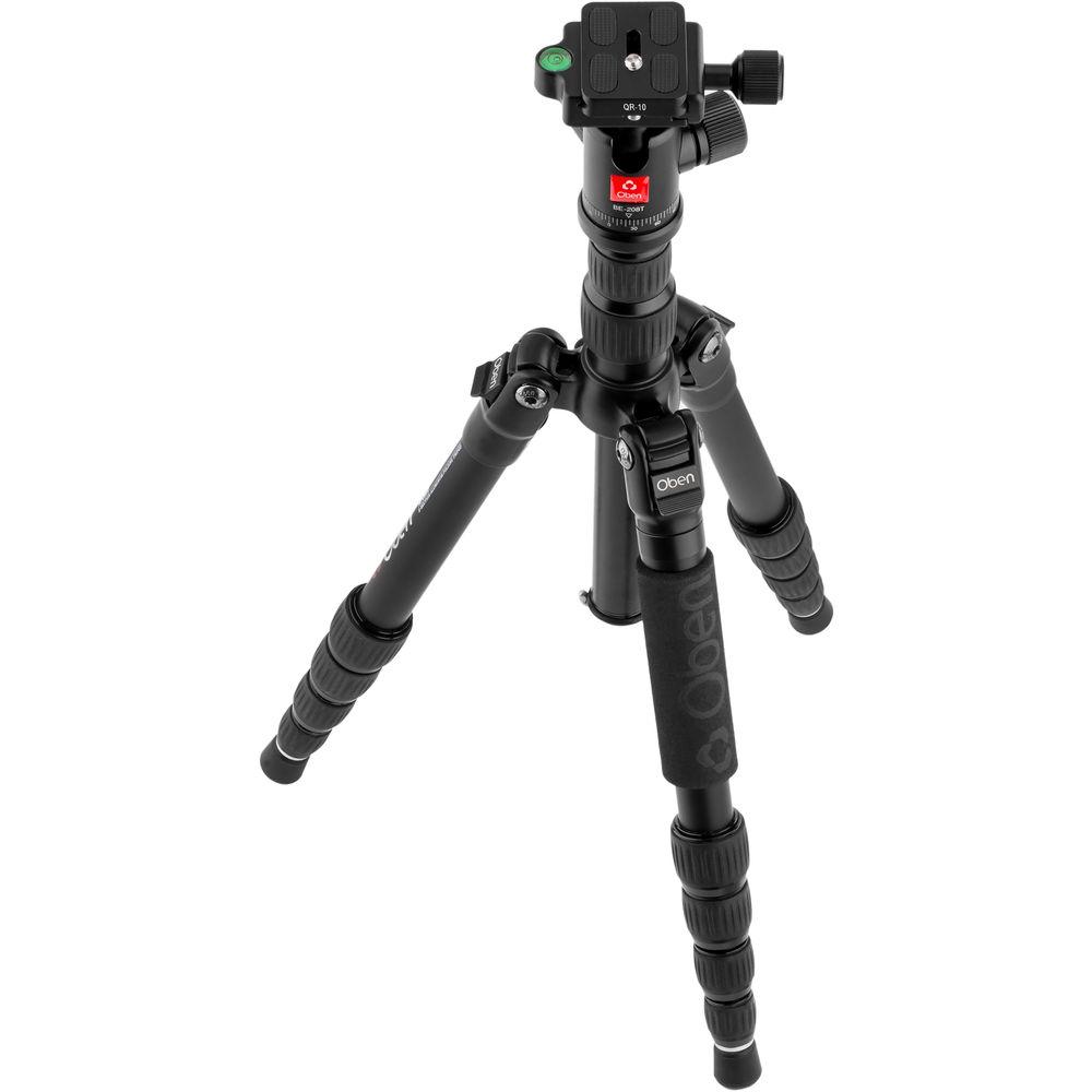 Oben AT-3535 Folding Aluminum Travel Tripod with BE-208T Ball Head