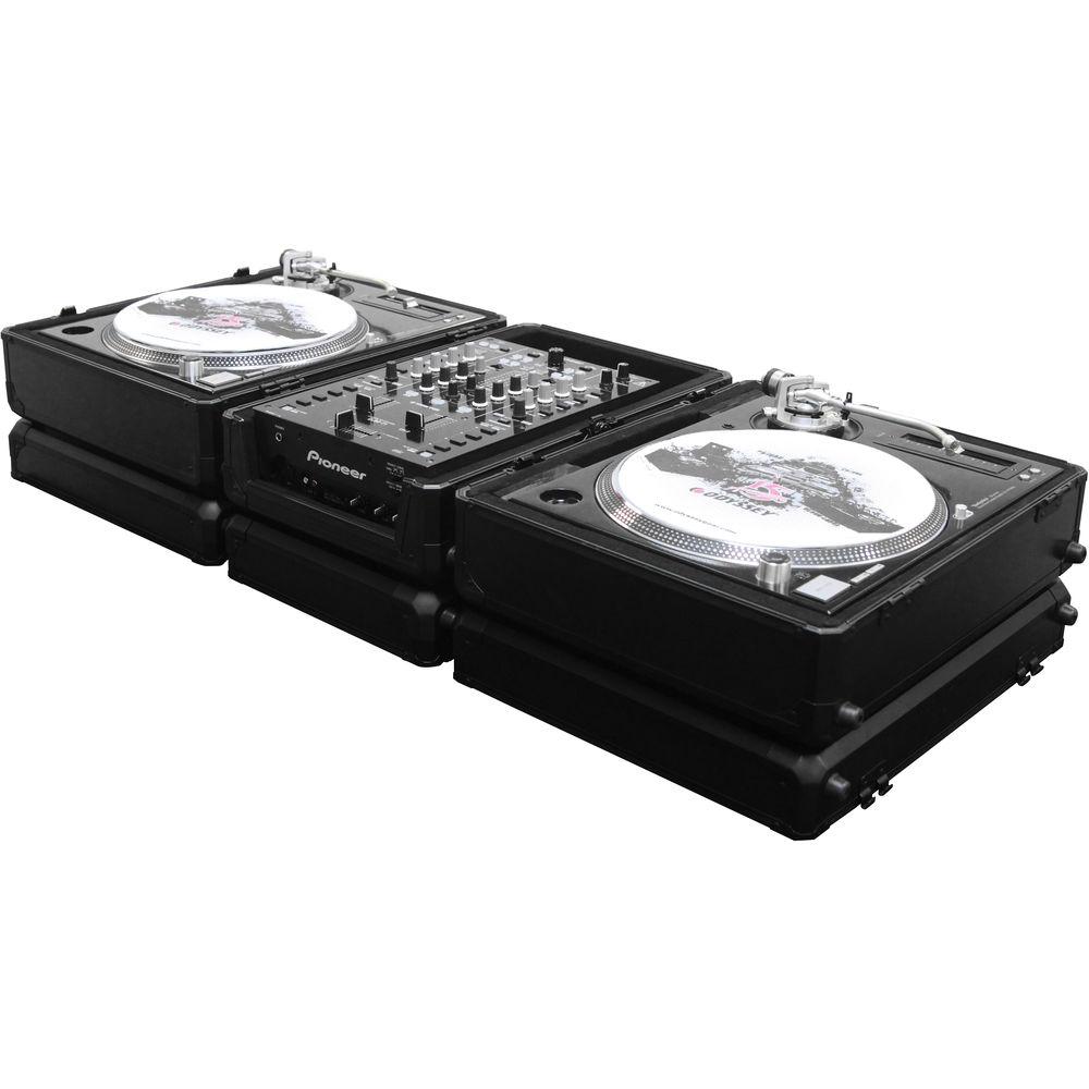 Odyssey Innovative Designs Black Krom Series K1200BL Turntable Carrying Case