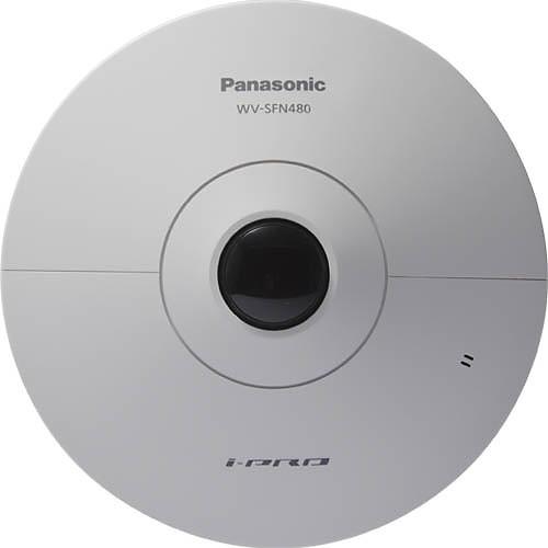 Panasonic WV-SFN480 i-PRO ULTRA 360° Indoor Network Dome Camera with with 1.38mm Fisheye Lens