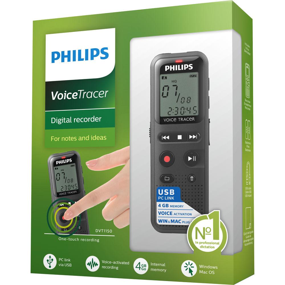 Philips Voice Tracer 1150 Digital Recorder, Philips, Voice, Tracer, 1150, Digital, Recorder